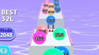 Ball run 2048 game play live stream