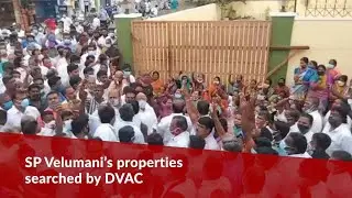 Former AIADMK Minister SP Velumani&rsquo;s properties searched by DVAC