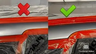 How to blend clear coat using spray gun no need to polish.