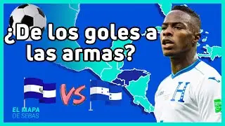 La Guerra del FÚTBOL⚽️ [Guerra de las 100 horas] en 8 minutos 🇭🇳🆚🇸🇻 - El Mapa de Sebas