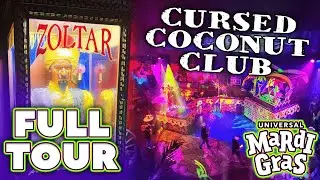 Full Tour of Cursed Coconut Club - Mardi Gras 2025 at Universal CityWalk