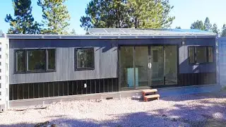 Absolutely Luxury 40' Container Home Bunkhouse for Preppers