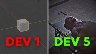 5 Développeurs Créent un Jeu d'HORREUR Sans Communiquer