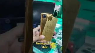 Samsung Galaxy A12 Gold sheet