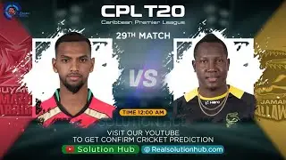 CPL 2021 29th Match Prediction Jamaica Tallawahs vs Guyana Amazon Warriors  | GAW vs JAM  |