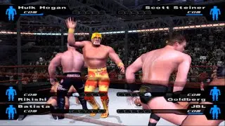 Hell In A Cell Armageddon | Hulk Hogan Vs Scott Steiner Vs Rikishi Vs Goldberg Vs Batista Vs JBL