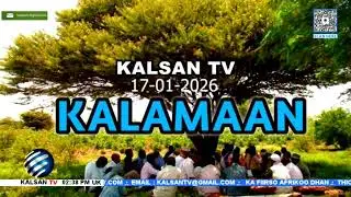 Wararka Telefishinka Kalsan Tv By: Maxamed Salaad 18-01-2026.