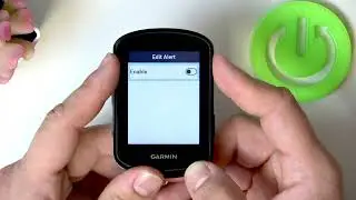GARMIN EDGE 540 &ndash; How to Set Calorie Alert