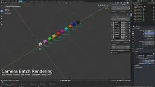 RENDER BUTTON & CAMERA MANAGER -Blender 2.80- Batch Rendering