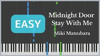 Midnight Door 〜Stay With Me / Miki Matsubara [Piano Sheet Music / Easy]
