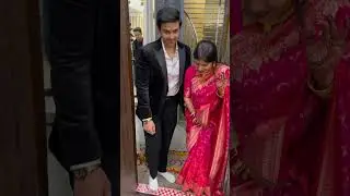 First visit after wedding 🙏❤️ #youtubeshorts #shadi #youtube  #trending #ytshorts #shorts #couple