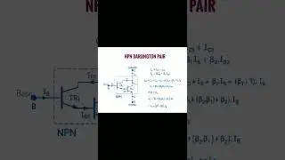 NPN Darlington Pair Circuit Explained #npn #darlington #techeducation #tech #electronic #engineering