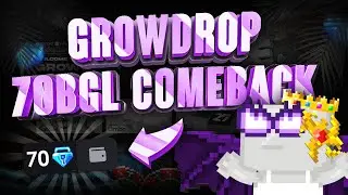 GROWDROP 6 BGL TO 70 BGL COMEBACK | Giveaway/Promo | Growtopia Casino