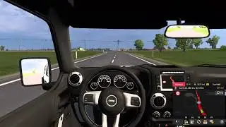 DRIVING JEEP WRANGLER 4X4 || ETS 2 || GAMEPLAY