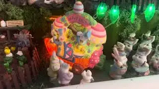 My Easter Village for My Autistic Son