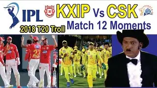 Csk vs kxip Match Troll Video | Tamil | Voomer Entertainment | VE
