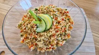 World class 5 stars, you have definitely not eaten such a delicious bulgur salad, recipe