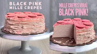 Yang lagi Viral Black Pink Mille Crepes