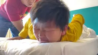こころくん起きろー！！！なかなか起きれないこころくん・・【ココロマン普段の様子】
