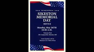 Memorial Day events in Sikeston with Coordinator Mike Conway