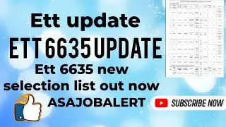 Ett update/ett 6635 update/new selection list out now