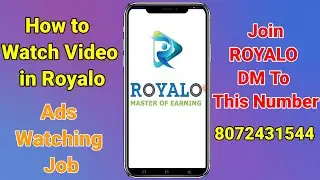 🔴 How To watch video In Royalo | Work From Home | Ads Watching Job | Beez Tech Pro