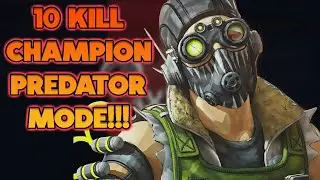 (Apex Legends)  Going Predator Mode In Apex 10 kill Spree Must See!!!!!