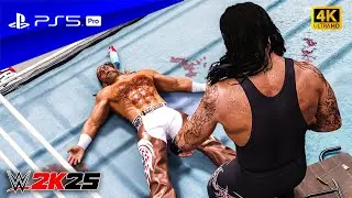 WWE 2K25 - Undertaker vs. Shawn Michaels | No Holds Barred Match Wrestlemania 41 | PS5™ Pro [4K60]