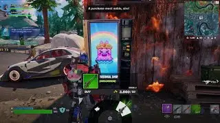 Purchase 10 weapons from vending machines quest : Fortnite