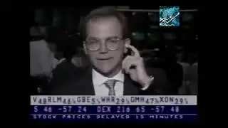 The stock market crash of 1987 CNBC anchor Bill Griffeth, with Paul Tudor Jone #business #money