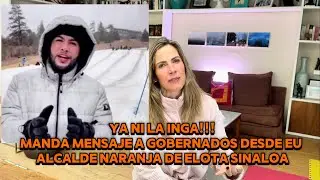 En la mazorca! Presidente de MC🍑 de Elota, Sinaloa manda mensaje desde la nieve ⛄️ EU y gente 🤬🤬