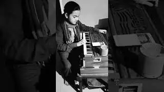 Harmonium Cover Srivalli Song... #shorts  #music