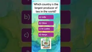 Which country is the largest producer of tea in the world