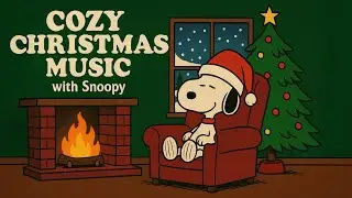 COZY Christmas JAZZ with Snoopy 🎄🎶 PEANUTS Christmas Music
