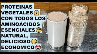 PROTEINA EN POLVO HECHA EN CASA CON TODOS LOS AMINOACIDOS ESENCIALES #saludable #fitness #salud