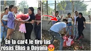 Fuerte bronca|Elias en la car4 le restregó las flores a Dayana que le mando su nuevo novio😡