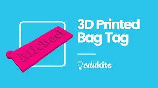 Design your own 3D printed bag tag