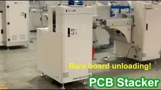 OUBEL PCB push-up stacker destacker,Bare board loader unloader