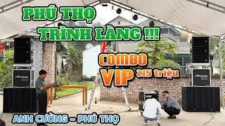 Combo âm thanh + ánh sáng 215tr quá KHỦNG (anh Cường - Phú Thọ) - Bàn Giao và hỗ trợ Show đầu tiên