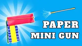 DIY Mini Paper Gun &mdash; Loud Pop Sound | 1-Minute Craft
