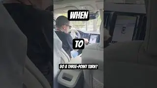 When to do a 3 Point Turn | #shorts #practicedriving