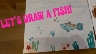 Step-by-Step Fish Drawing | Kid-Friendly Art Tutorial