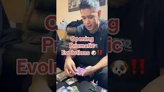 Prismatic Evolutions 🐶‼️ #pokemon #pok&eacute;mon #pokemontcg #packopening   #reaction #pokemoncards #tcg