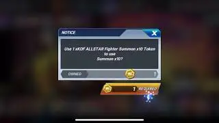 KOF all Stars (KOFAS) Hotaru is here. Waifu summon