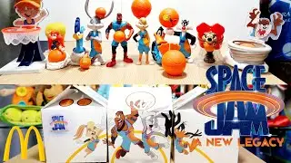 BONECOS SPACE JAM UM NOVO LEGADO MCLANCHE FELIZ MC LANCHE FELIZ MC DONALDS HAPPY MEAL LOONEY TUNES