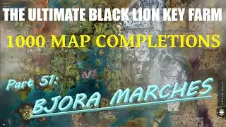 GW2 Black Lion Key Farm :  Bjora Marches - Map Comp 989 to 994 with Live Reaction