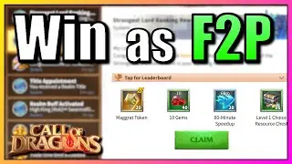 Strongest Lord! Tips to Win as F2P / Low Spend! | Call of Dragons
