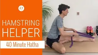 Hamstring Helper &mdash; A 40 Minute Hatha Yoga Practice To Help Your Hamstring Flexibility
