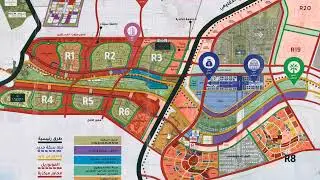 شرح خريطه العاصمه الاداريه الجديدة New Capital Egypt