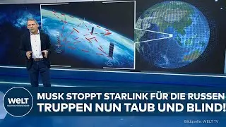 UKRAINE-KRIEG: Vollkatastrophe! Musk stoppt Starlink f&uuml;r die Russen &ndash; Truppen nun taub und blind!